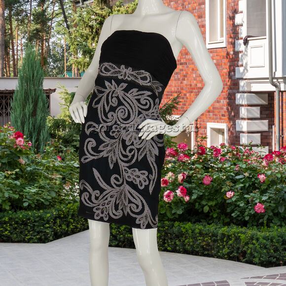 Sue Wong Nocturne Bead Embroidered Gown for Gala Nights 10 - Picture 1 of 11